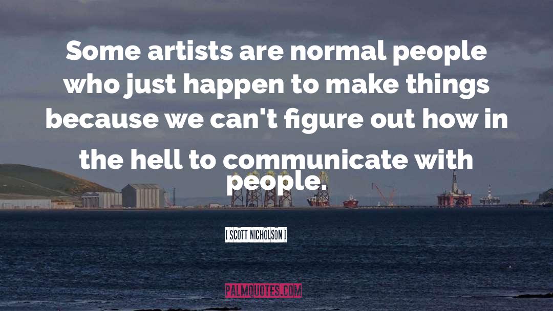 Normal People quotes by Scott Nicholson