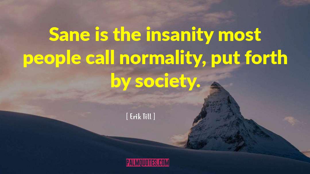 Normality Barometer quotes by Erik Till