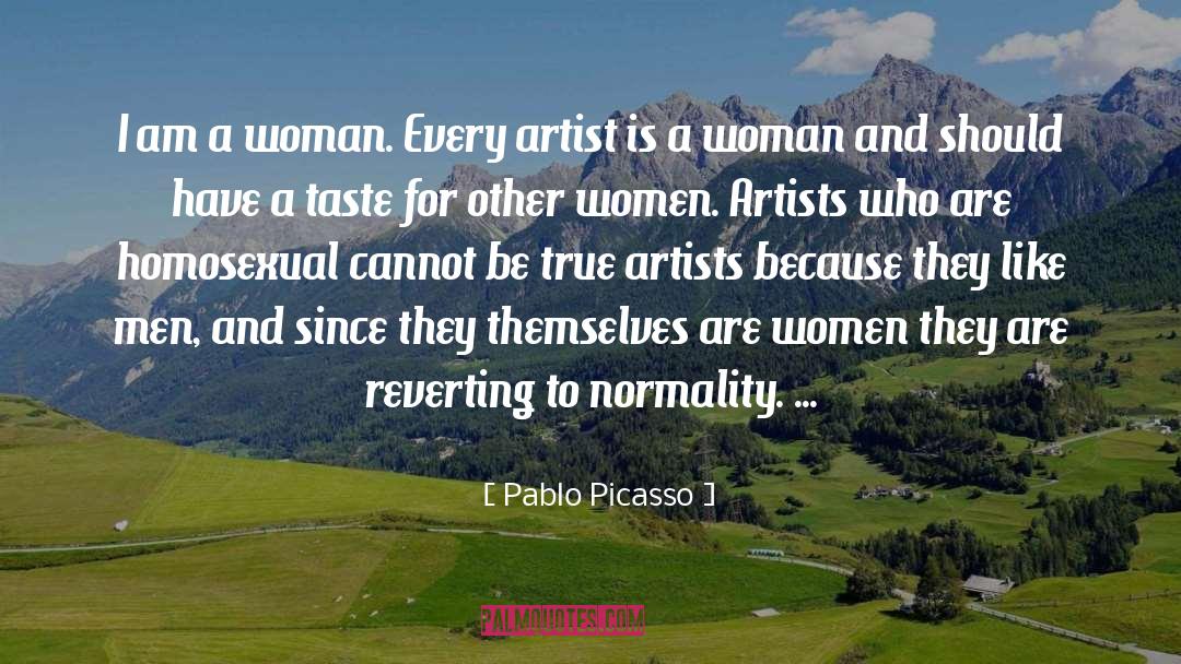 Normality quotes by Pablo Picasso