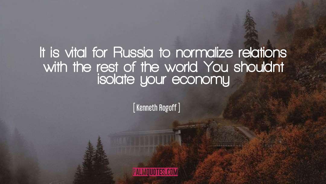 Normalize quotes by Kenneth Rogoff