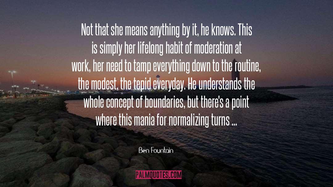 Normalizing quotes by Ben Fountain