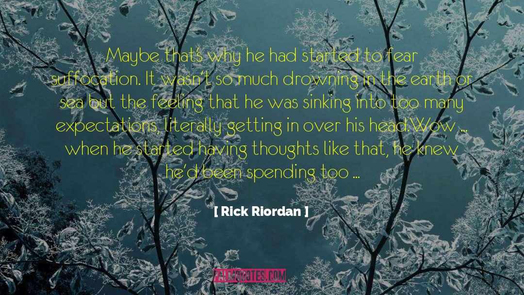 Normoyle Drowning quotes by Rick Riordan