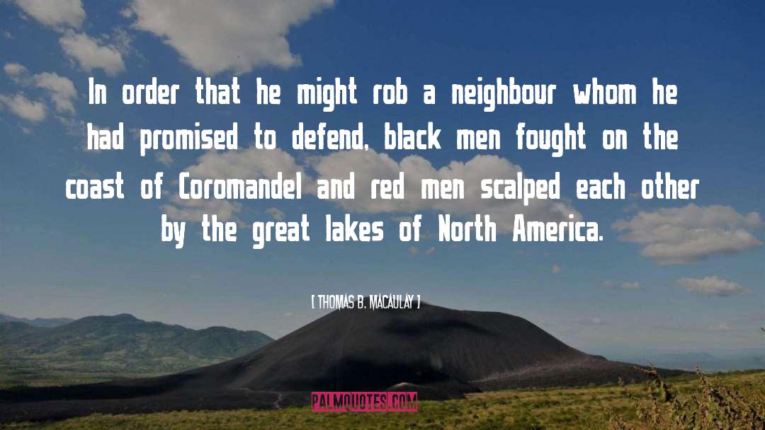 North America quotes by Thomas B. Macaulay
