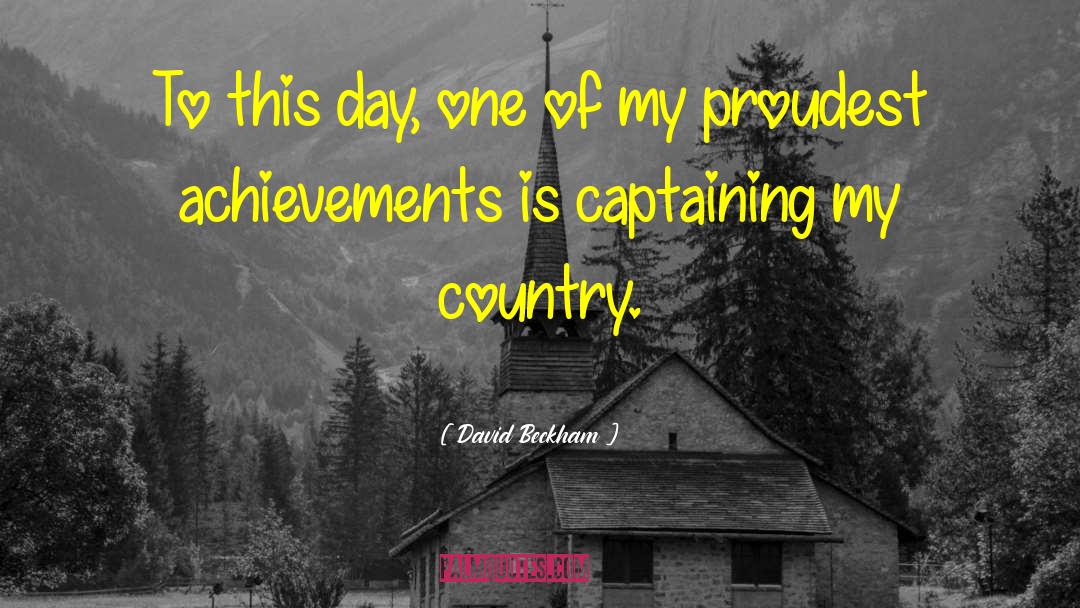 North Country quotes by David Beckham