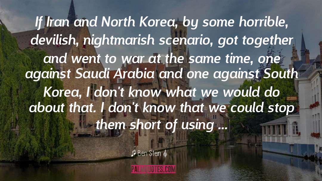 North Korea quotes by Ben Stein