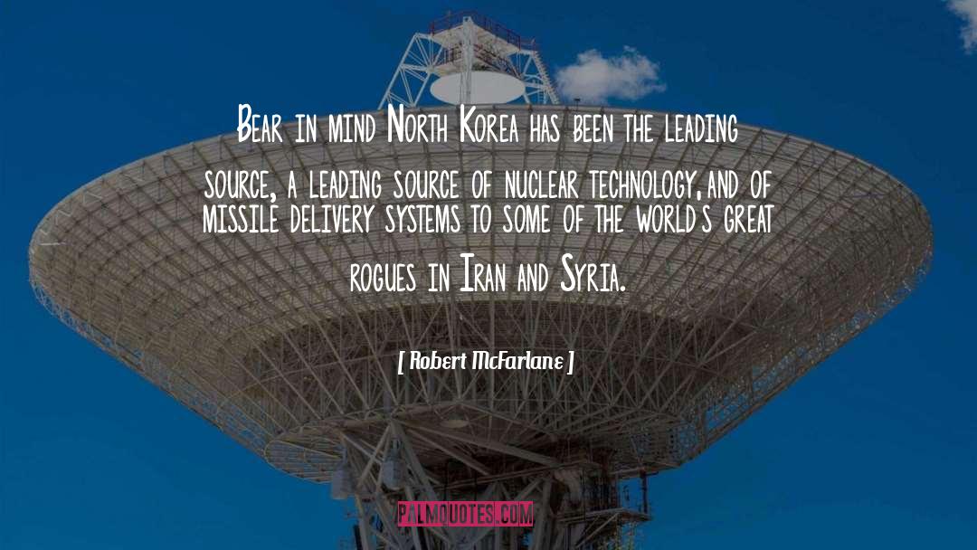 North Korea quotes by Robert McFarlane