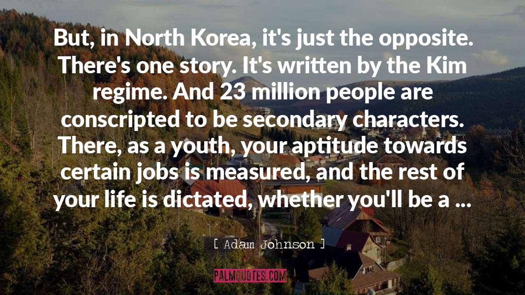 North Korea quotes by Adam Johnson