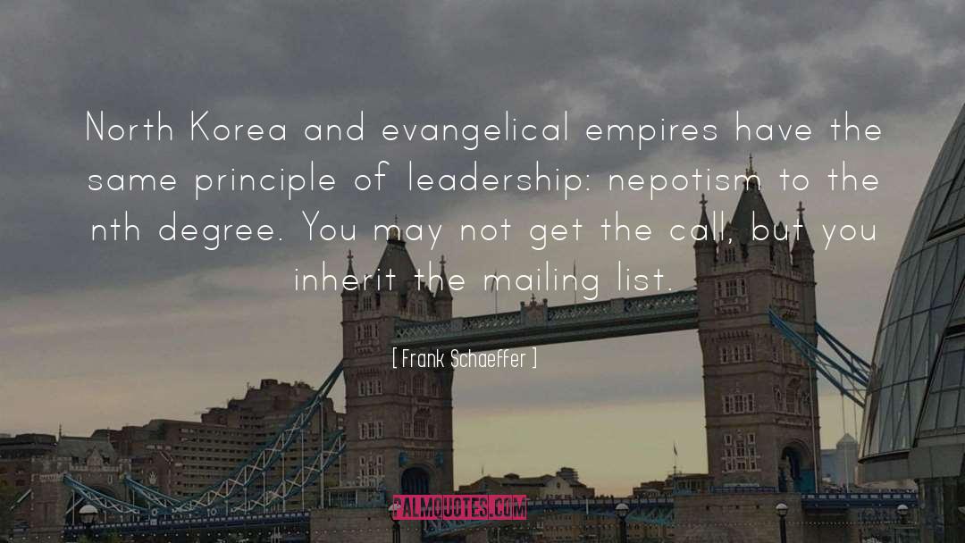 North Korea quotes by Frank Schaeffer