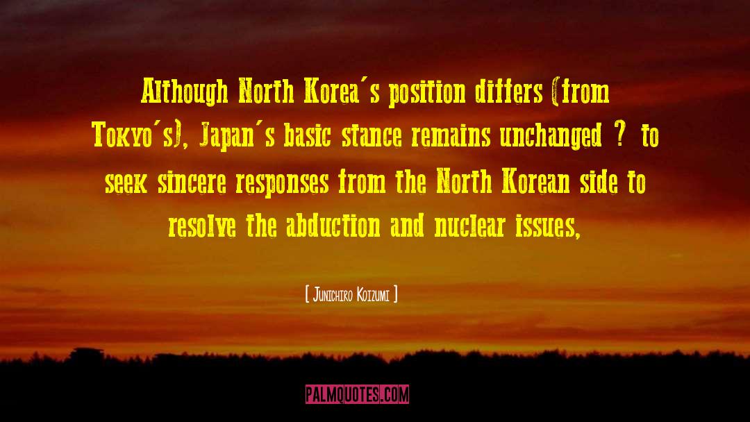 North Korean quotes by Junichiro Koizumi