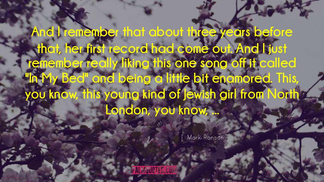 North London quotes by Mark Ronson