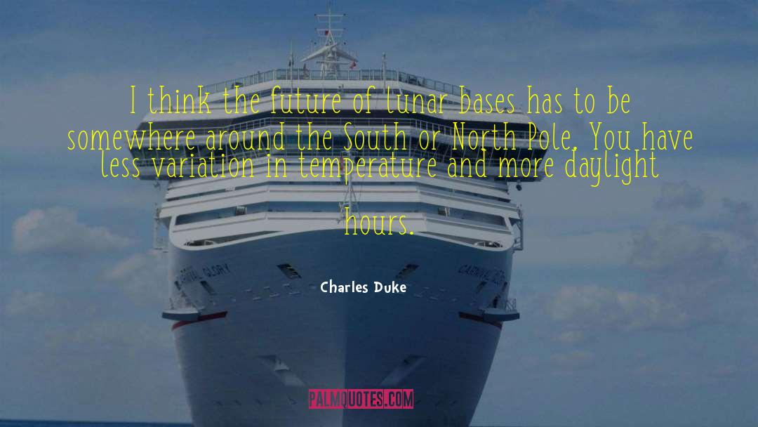 North Pole quotes by Charles Duke