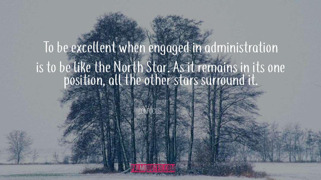 North Star quotes by Confucius