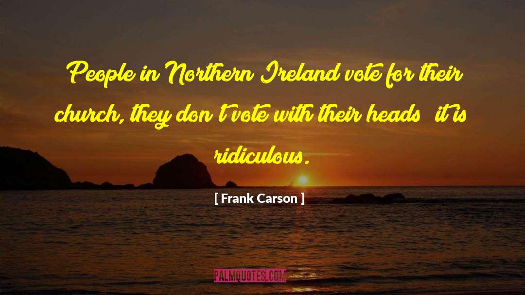 Northern Ireland quotes by Frank Carson