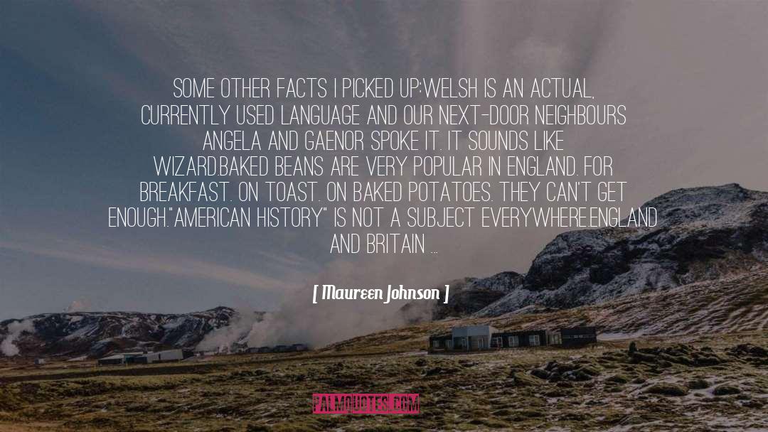 Northern Ireland quotes by Maureen Johnson