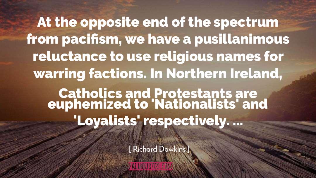 Northern Ireland quotes by Richard Dawkins