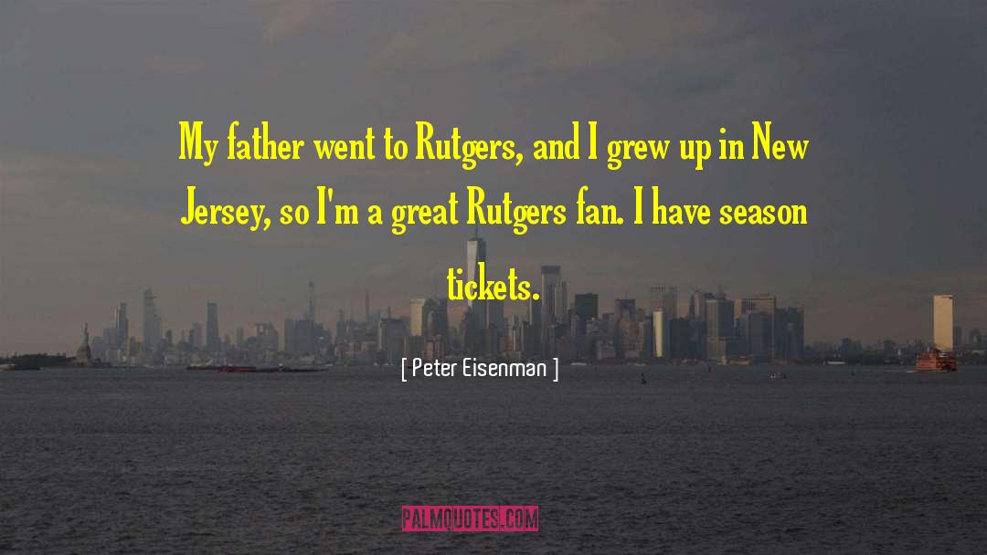 Northern New Jersey quotes by Peter Eisenman