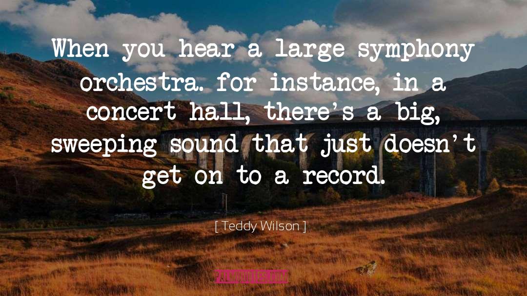 Northwards Concert quotes by Teddy Wilson