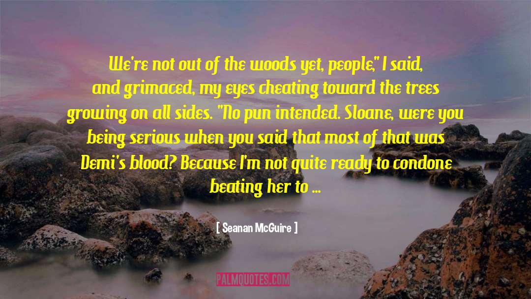 Nosebleeds quotes by Seanan McGuire