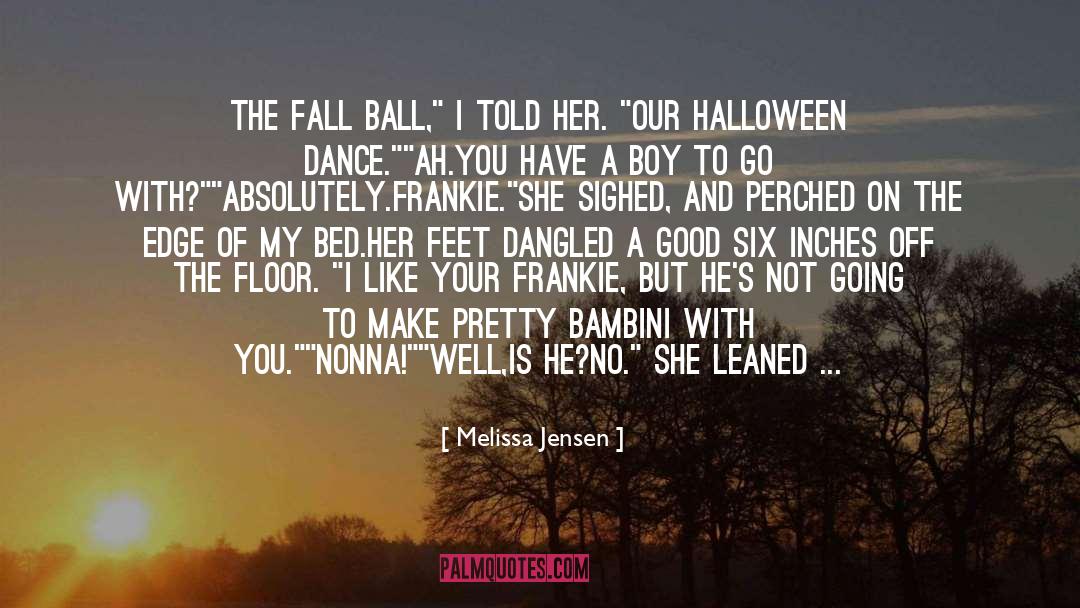 Nostalgic Halloween quotes by Melissa Jensen