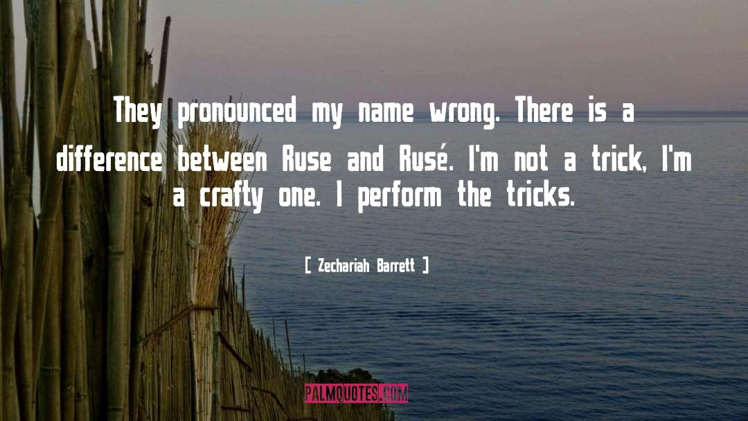 Not A Competition quotes by Zechariah Barrett