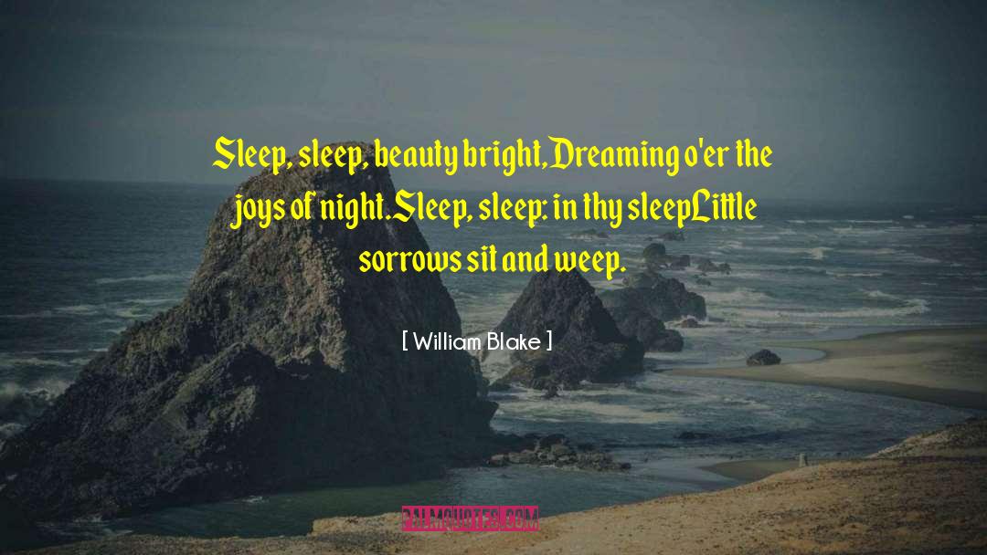 Not Being Able To Sleep Because Of Him quotes by William Blake