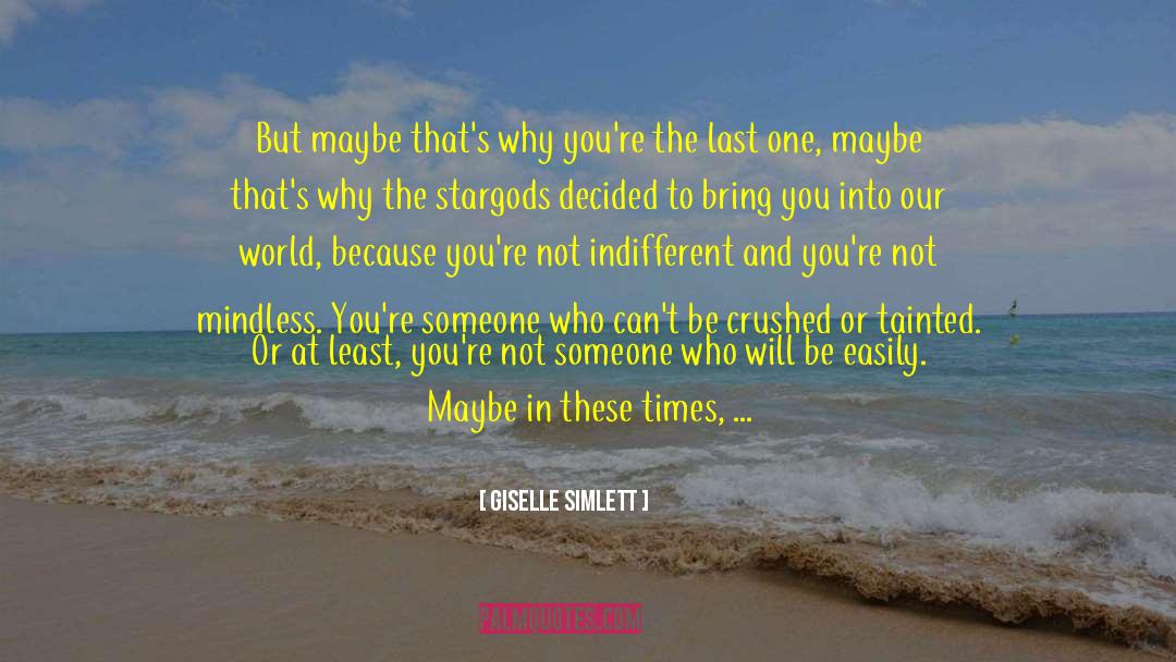 Not Being Perfect quotes by Giselle Simlett