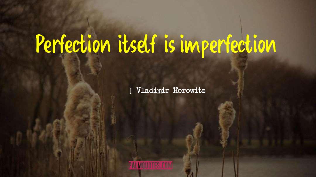 Not Being Perfect quotes by Vladimir Horowitz