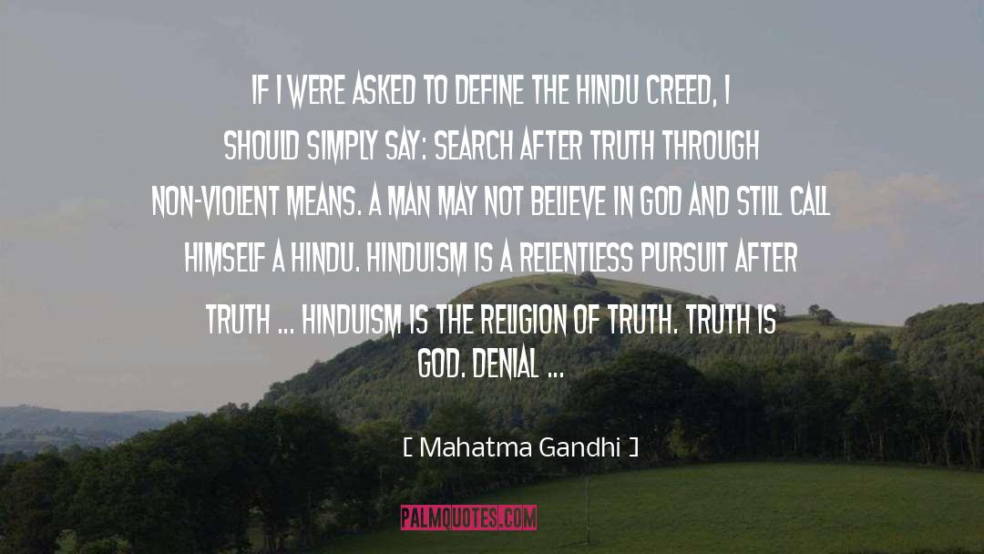 Not Believe In God quotes by Mahatma Gandhi