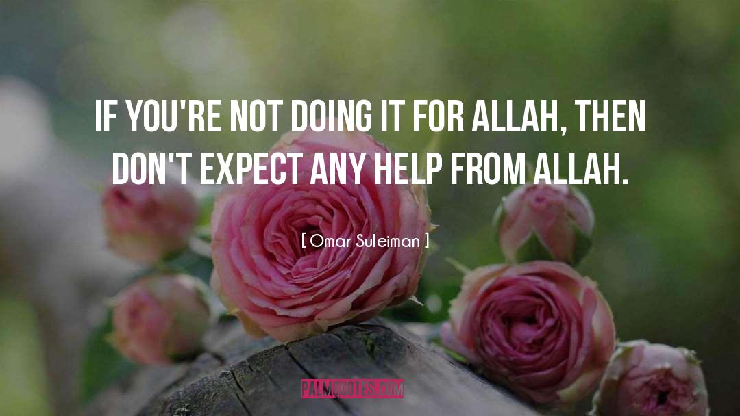 Not Doing quotes by Omar Suleiman