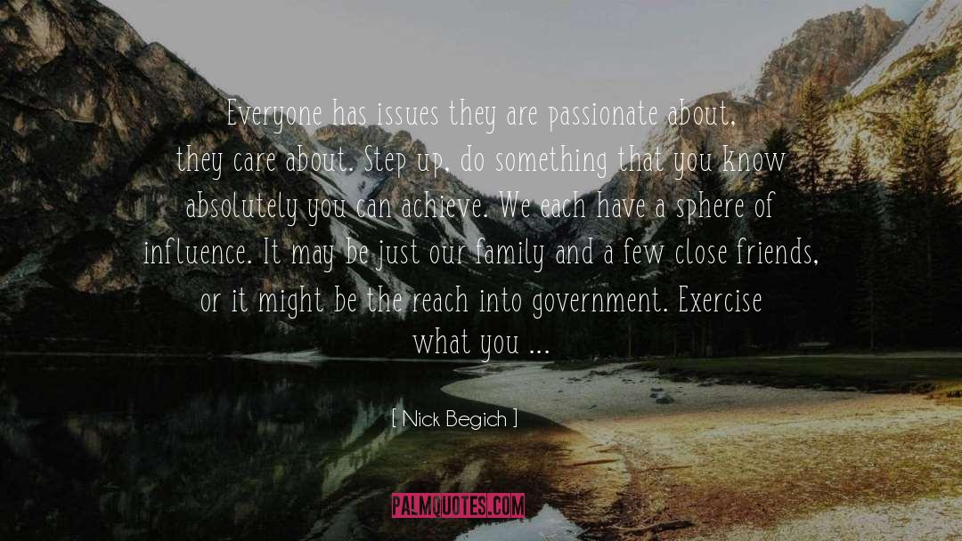 Not Doing What You Say quotes by Nick Begich