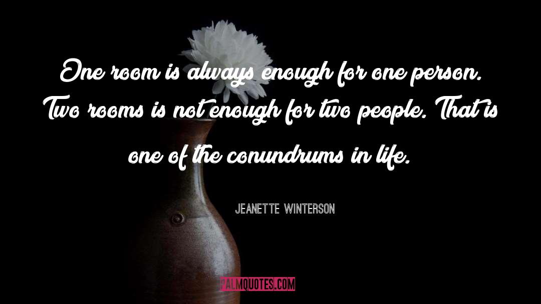 Not Enough quotes by Jeanette Winterson