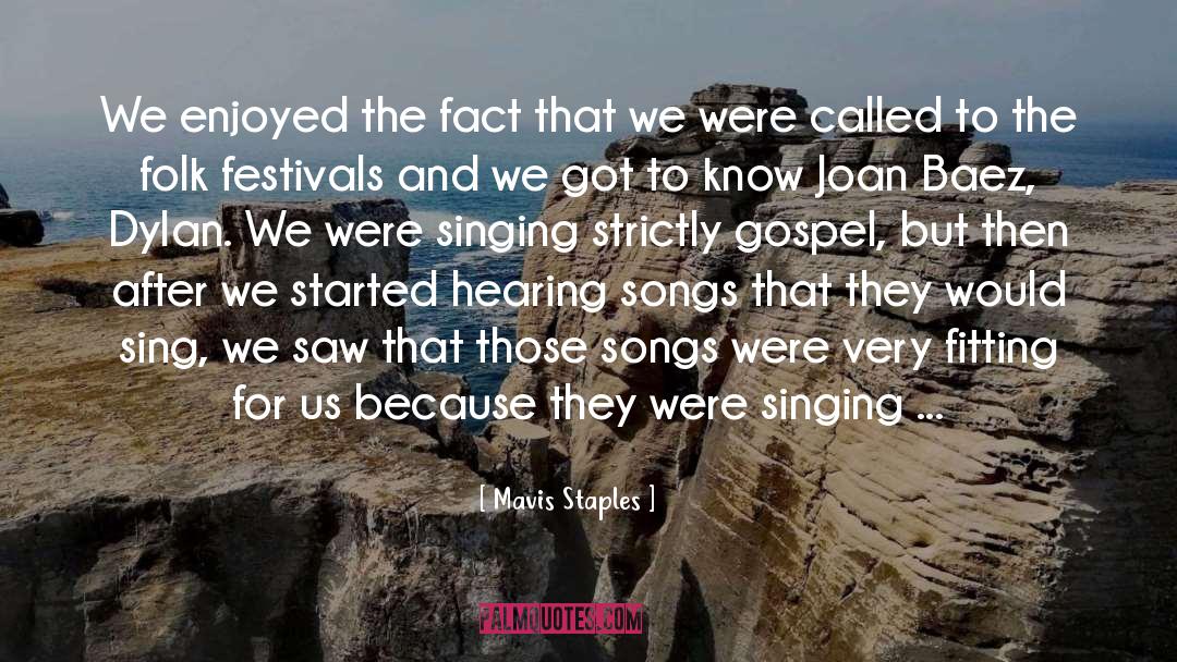Not Fitting quotes by Mavis Staples