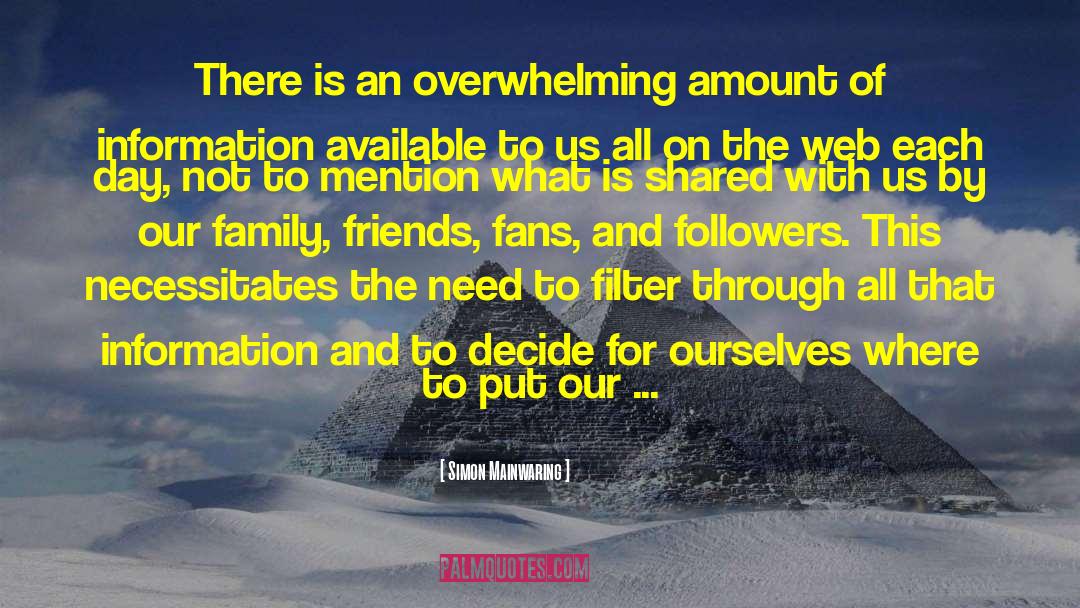 Not For Ourselves Alone quotes by Simon Mainwaring