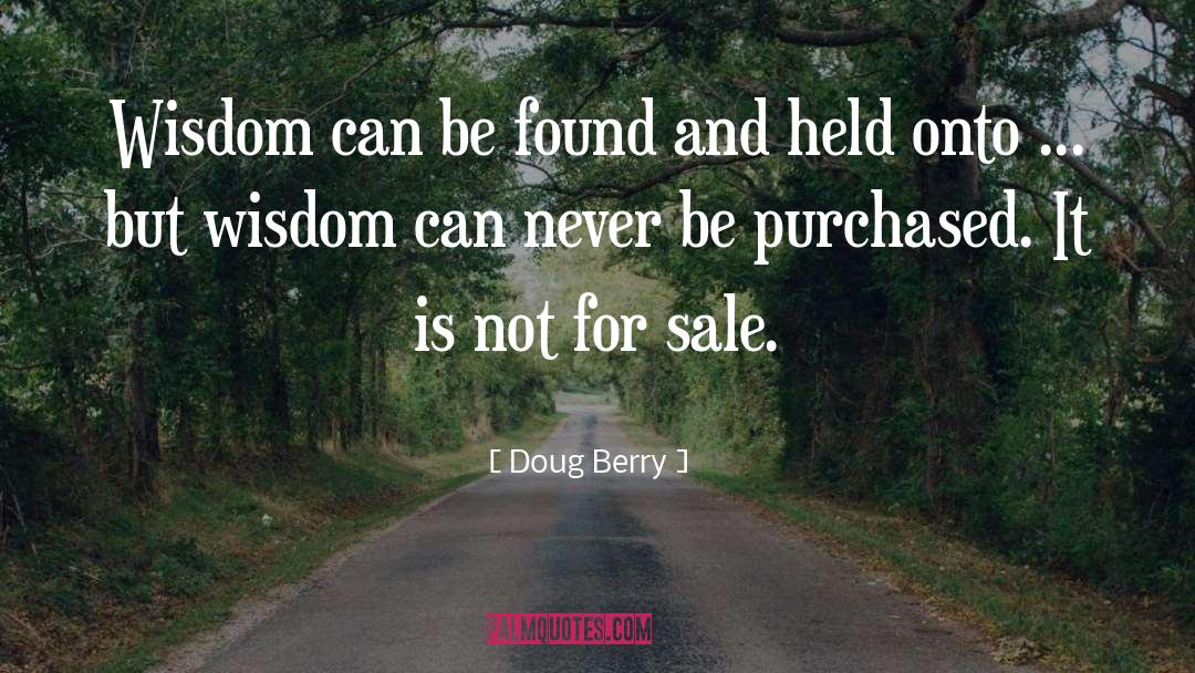Not For Sale quotes by Doug Berry