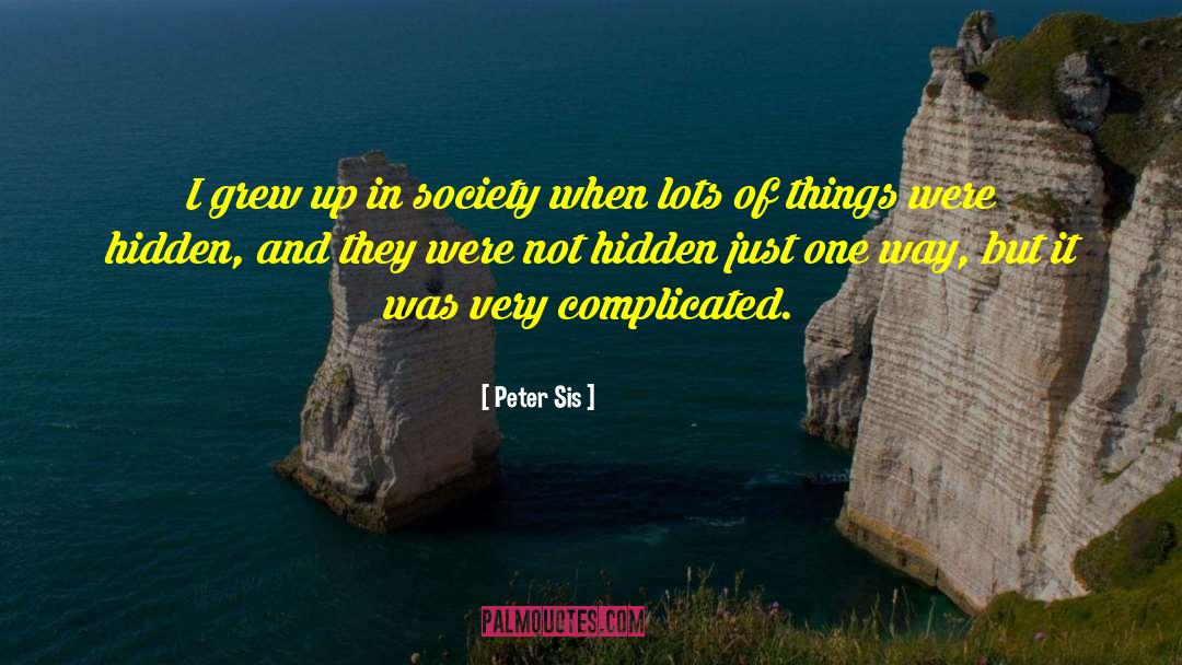 Not Hidden quotes by Peter Sis