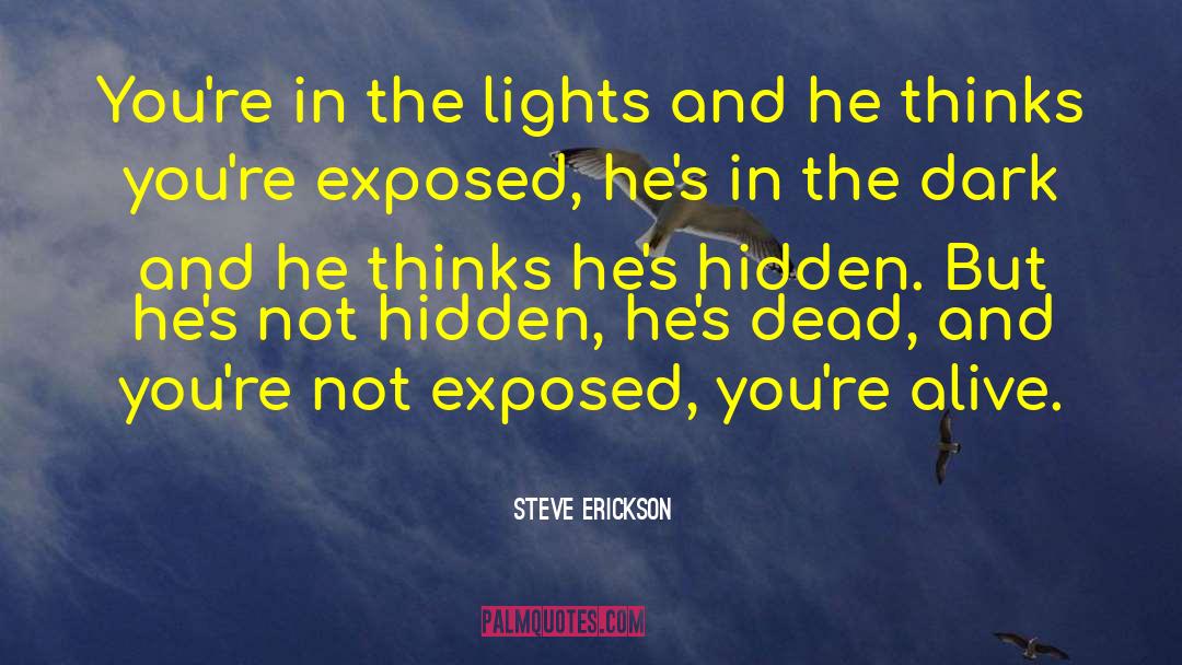 Not Hidden quotes by Steve Erickson