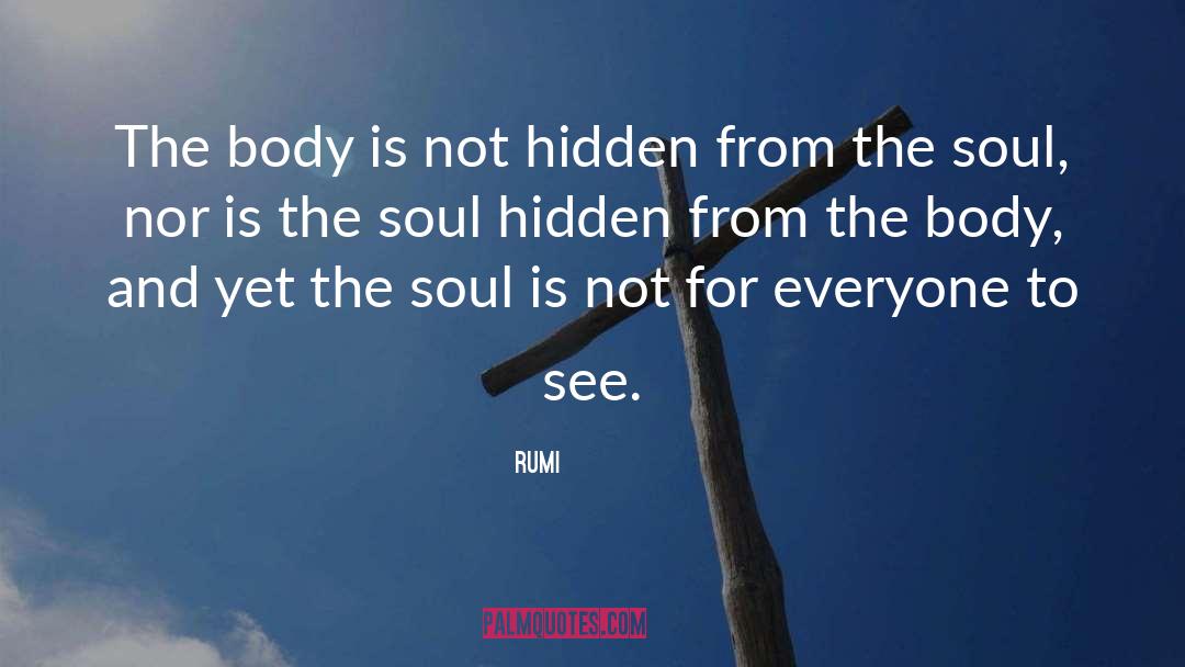 Not Hidden quotes by Rumi