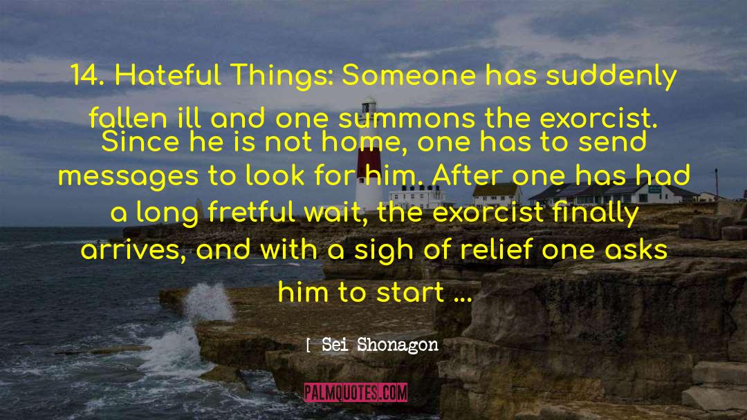 Not Home quotes by Sei Shonagon