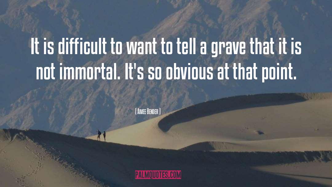 Not Immortal quotes by Aimee Bender