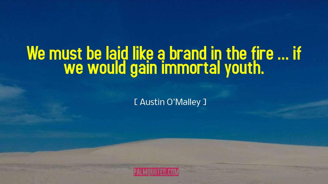 Not Immortal quotes by Austin O'Malley