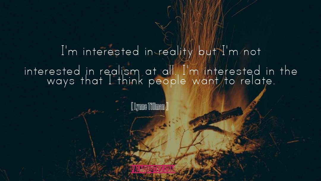 Not Interested quotes by Lynne Tillman