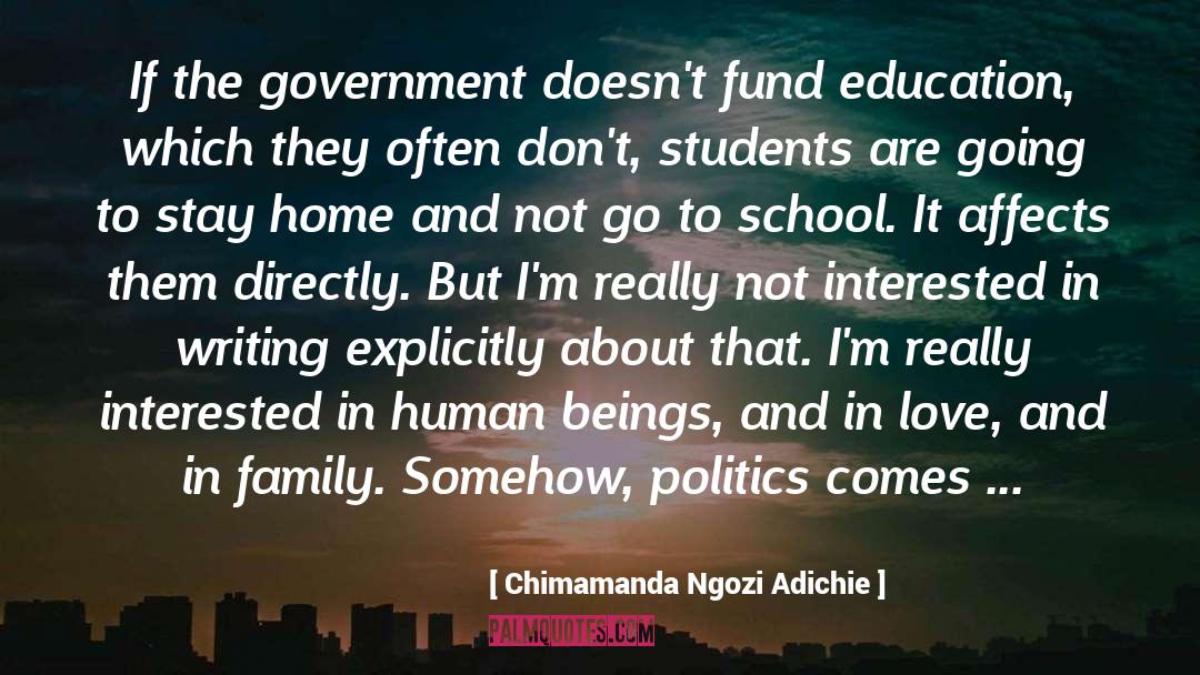 Not Interested quotes by Chimamanda Ngozi Adichie