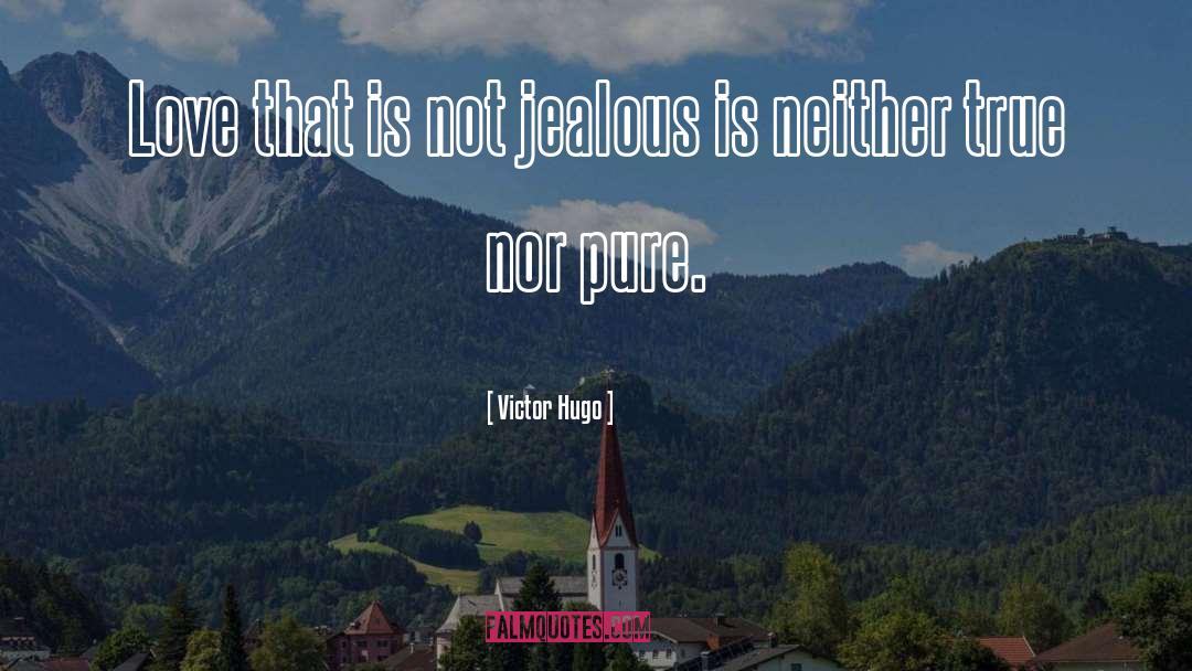 Not Jealous quotes by Victor Hugo