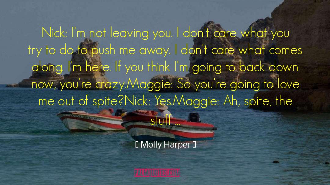 Not Leaving You quotes by Molly Harper