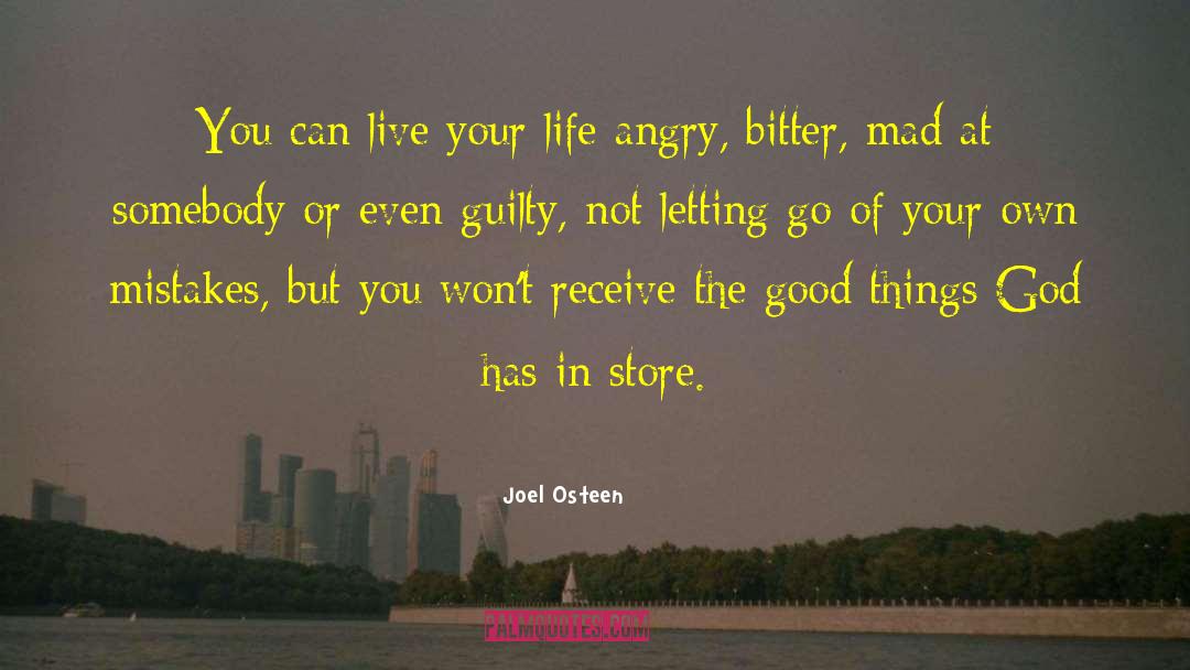 Not Letting Go quotes by Joel Osteen