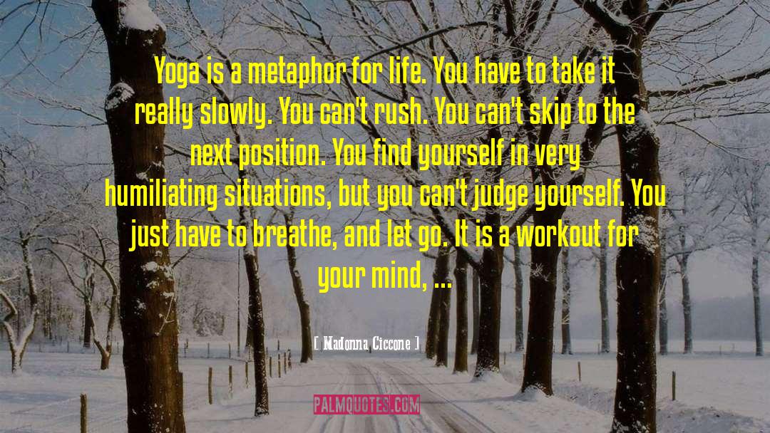 Not Letting Others Judge You quotes by Madonna Ciccone