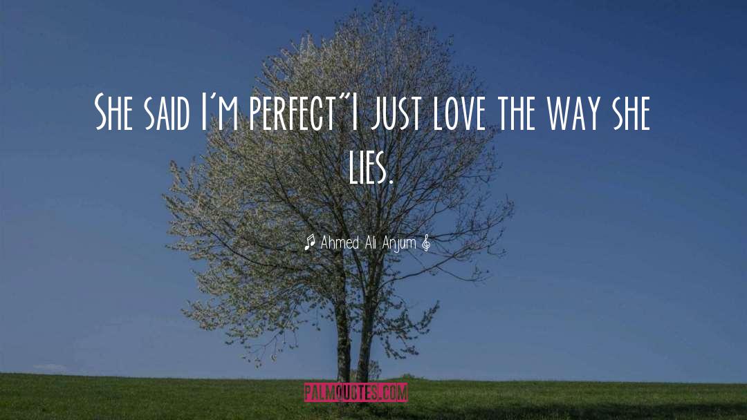 Not Lies quotes by Ahmed Ali Anjum