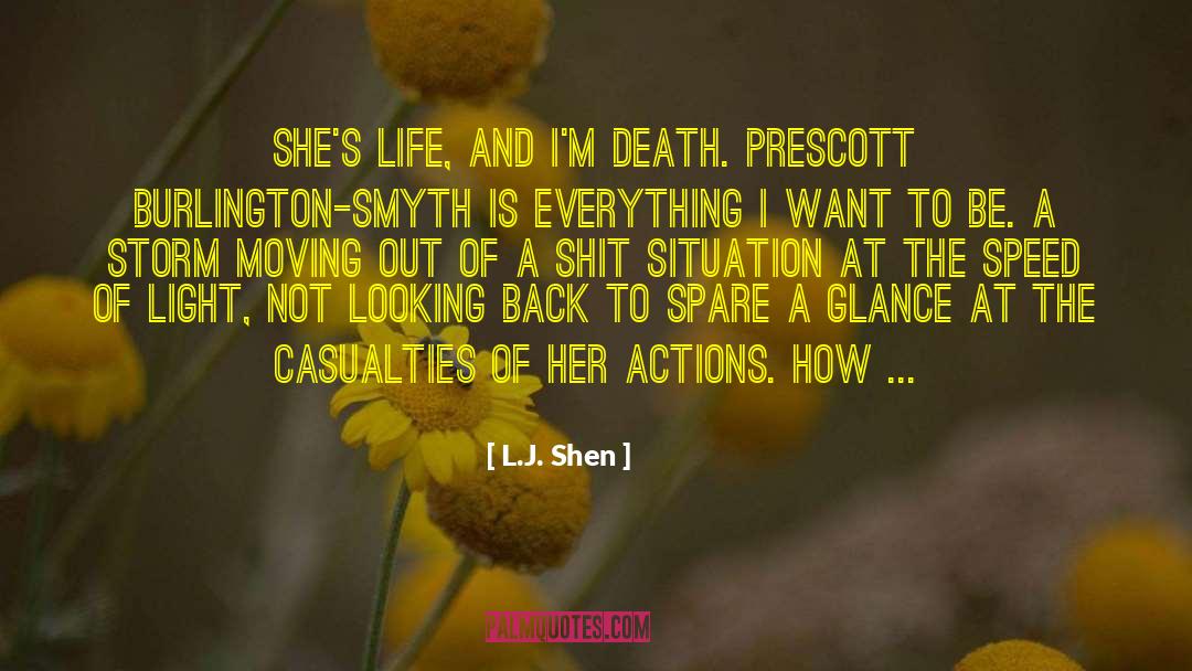 Not Looking Back quotes by L.J. Shen