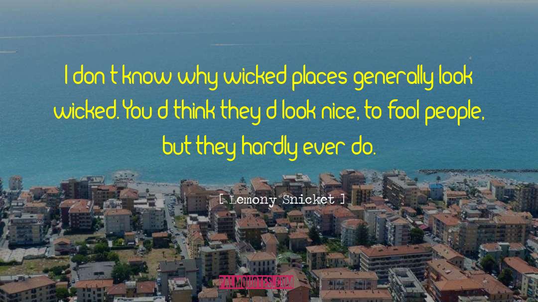 Not Nice quotes by Lemony Snicket
