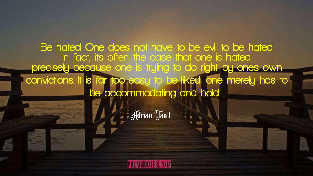 Not Offending Others quotes by Adrian Tan